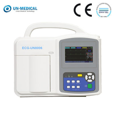 CE ISO صفحه لمسی 6 کانال دستگاه ECG دیجیتال دستگاه EKG پزشکی